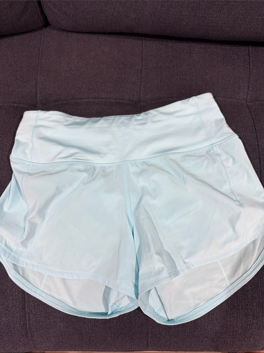 lululemon athletica Light Blue Women's Athletic Shorts